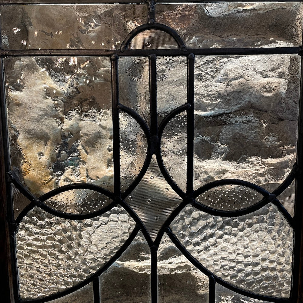 Antique Stained Glass Panel - Paddington, London, England 1934 - ASGP-009