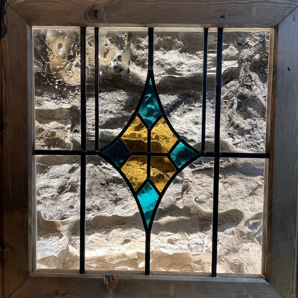 Antique Stained Glass Panel ASGP-011 | The Stained Glass Workshop